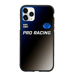 Чехол iPhone 11 Pro матовый ДЭУ Est 1967 - Pro Racing, цвет: 3D-черный