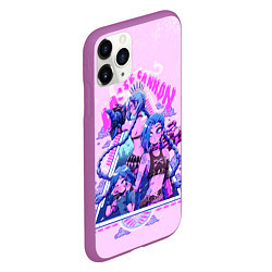 Чехол iPhone 11 Pro матовый Стадии Джинкс, цвет: 3D-фиолетовый — фото 2