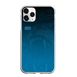 Чехол iPhone 11 Pro матовый 1925 SPB Lion Dark Theme, цвет: 3D-белый