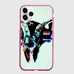 Чехол iPhone 11 Pro матовый Iowa - Slipknot, цвет: 3D-малиновый