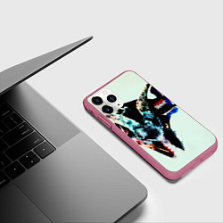 Чехол iPhone 11 Pro матовый Iowa - Slipknot, цвет: 3D-малиновый — фото 2