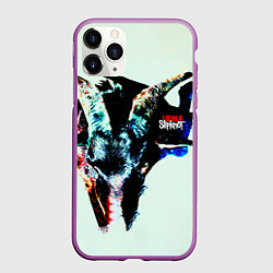 Чехол iPhone 11 Pro матовый Iowa - Slipknot, цвет: 3D-фиолетовый
