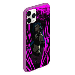 Чехол iPhone 11 Pro матовый Pink Jinx, цвет: 3D-фиолетовый — фото 2