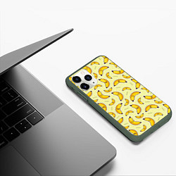 Чехол iPhone 11 Pro матовый Банановый Бум, цвет: 3D-темно-зеленый — фото 2