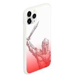 Чехол iPhone 11 Pro матовый Спартак Гладиатор White Theme, цвет: 3D-белый — фото 2