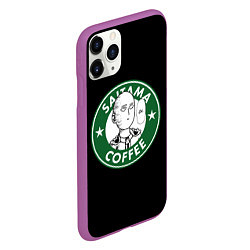 Чехол iPhone 11 Pro матовый ONE-PUNCH MAN OK COFFEE, цвет: 3D-фиолетовый — фото 2