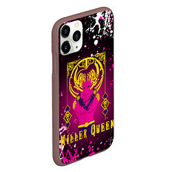 Чехол iPhone 11 Pro матовый JOJO KILLER QUEEN КОРОЛЕВА УБИЙЦА, цвет: 3D-коричневый — фото 2