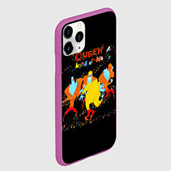 Чехол iPhone 11 Pro матовый A Kind of Magic - Queen, цвет: 3D-фиолетовый — фото 2