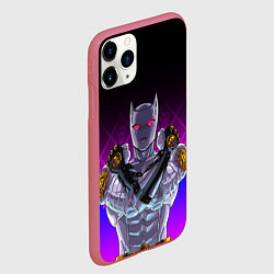 Чехол iPhone 11 Pro матовый JOJO KILLER QUEEN КОРОЛЕВА УБИЙЦА FIRE STYLE, цвет: 3D-малиновый — фото 2