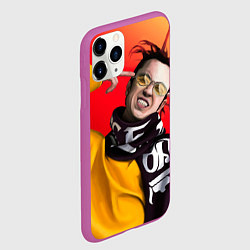 Чехол iPhone 11 Pro матовый Задорный Гонфлад, цвет: 3D-фиолетовый — фото 2