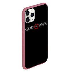 Чехол iPhone 11 Pro матовый GOD OF WAR LOGO, РУНЫ, цвет: 3D-малиновый — фото 2