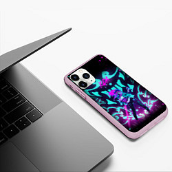 Чехол iPhone 11 Pro матовый АКАЛИ ЛИГА ЛЕГЕНД, цвет: 3D-розовый — фото 2
