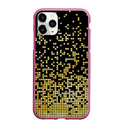 Чехол iPhone 11 Pro матовый Fashion Pattern 2028, цвет: 3D-малиновый