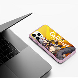 Чехол iPhone 11 Pro матовый ARATAKI ITTO GEO, цвет: 3D-розовый — фото 2