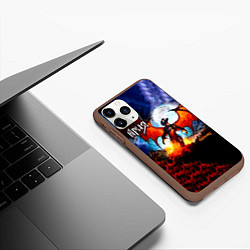 Чехол iPhone 11 Pro матовый Феникс - Ария, цвет: 3D-коричневый — фото 2