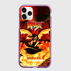 Чехол iPhone 11 Pro матовый Штиль - Ария, цвет: 3D-фиолетовый