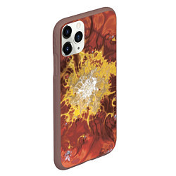 Чехол iPhone 11 Pro матовый Коллекция Journey Обжигающее солнце 396-134, цвет: 3D-коричневый — фото 2