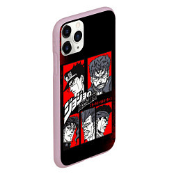 Чехол iPhone 11 Pro матовый JOJO BIZARRE ADVENTURE ДЖОДЖО АРТ, цвет: 3D-розовый — фото 2