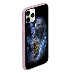 Чехол iPhone 11 Pro матовый GOD OF WAR РАГНАРЁК, цвет: 3D-розовый — фото 2