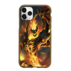 Чехол iPhone 11 Pro матовый DOTA 2 SHADOW FIEND ТЕНЬ, цвет: 3D-коричневый