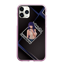 Чехол iPhone 11 Pro матовый Shogun Raiden Сёгун Райдэн Эи, Genshin Impact, цвет: 3D-розовый