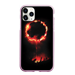 Чехол iPhone 11 Pro матовый DARK SOULS PRAISE THE SUN, цвет: 3D-розовый