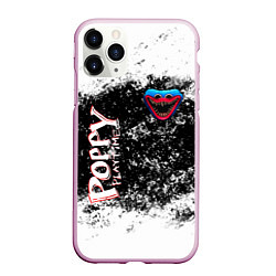 Чехол iPhone 11 Pro матовый Poppy Playtime Гранж, цвет: 3D-розовый