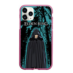 Чехол iPhone 11 Pro матовый Elden Ring Кольцо Элдена, цвет: 3D-малиновый
