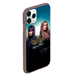 Чехол iPhone 11 Pro матовый The Queen of Flow Королева Потока, цвет: 3D-коричневый — фото 2