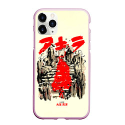 Чехол iPhone 11 Pro матовый Akira Акира, цвет: 3D-розовый