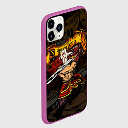 Чехол iPhone 11 Pro матовый DOTA 2 JUGGERNAUT ЮРНЕРО, цвет: 3D-фиолетовый — фото 2
