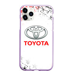 Чехол iPhone 11 Pro матовый TOYOTA SAMURAI JAPAN AUTO, цвет: 3D-сиреневый