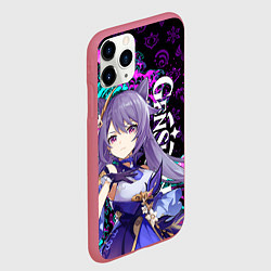 Чехол iPhone 11 Pro матовый КЭ ЦИН ГЕНШИН ИМПАКТ, GENSHIN IMPACT, цвет: 3D-малиновый — фото 2