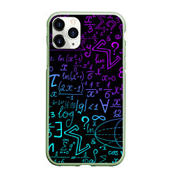 Чехол iPhone 11 Pro матовый НЕОНОВЫЕ ФОРМУЛЫ NEON FORMULAS, цвет: 3D-салатовый