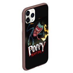 Чехол iPhone 11 Pro матовый POPPY PLAYTIME ПОППИ ПЛЕЙТАЙМ ИДИ КО МНЕ, цвет: 3D-коричневый — фото 2