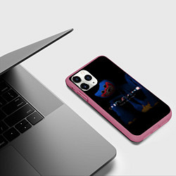 Чехол iPhone 11 Pro матовый POPPY PLAYTIME ИГРА ПОППИ ПЛЭЙ ТАЙМ, цвет: 3D-малиновый — фото 2