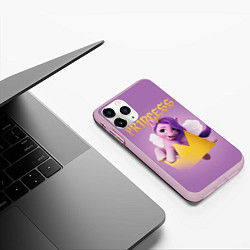 Чехол iPhone 11 Pro матовый Princess Pipp Petals, цвет: 3D-розовый — фото 2