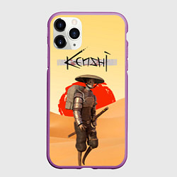 Чехол iPhone 11 Pro матовый KENSHI КЕНШИ, цвет: 3D-фиолетовый