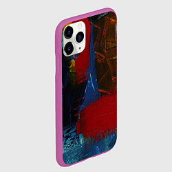 Чехол iPhone 11 Pro матовый СТАРАЯ КРАСКА, цвет: 3D-фиолетовый — фото 2