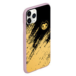 Чехол iPhone 11 Pro матовый Bendy and the ink machine - Вектор, цвет: 3D-розовый — фото 2