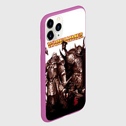 Чехол iPhone 11 Pro матовый Вархаммер ART, цвет: 3D-фиолетовый — фото 2