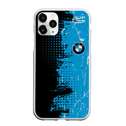 Чехол iPhone 11 Pro матовый BMW - КРАСКИ, цвет: 3D-белый