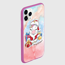 Чехол iPhone 11 Pro матовый Зимнее Чудо!, цвет: 3D-фиолетовый — фото 2
