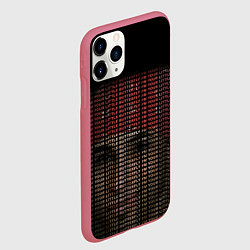 Чехол iPhone 11 Pro матовый IM YOUR LITTLE BUTTERFLY grey, цвет: 3D-малиновый — фото 2