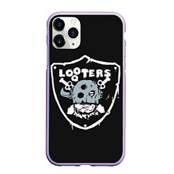 Чехол iPhone 11 Pro матовый Looters, цвет: 3D-светло-сиреневый