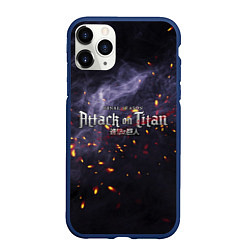 Чехол iPhone 11 Pro матовый Attack on Titan Туман войны