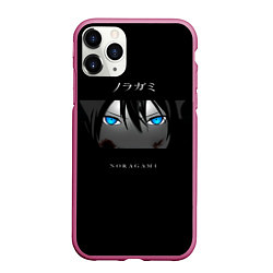 Чехол iPhone 11 Pro матовый Взгляд Ято Noragami, цвет: 3D-малиновый