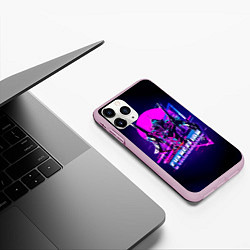 Чехол iPhone 11 Pro матовый Ева 01 - Neon Genesis Evangelion, цвет: 3D-розовый — фото 2