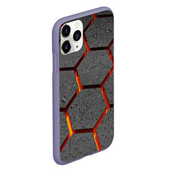Чехол iPhone 11 Pro матовый Раскаленный асфальт, цвет: 3D-серый — фото 2