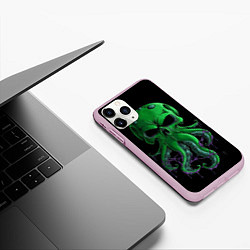 Чехол iPhone 11 Pro матовый 3D морской житель, цвет: 3D-розовый — фото 2
